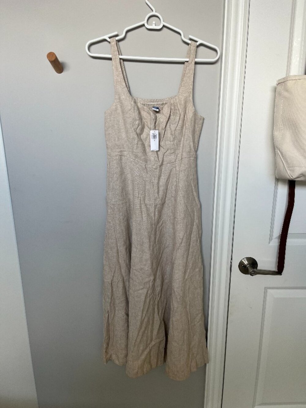 Old Navy Beige Midi Dress